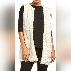 Mushka by Sienna Rose Valentina Faux Fur Vest size Large